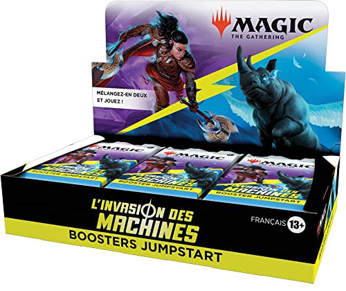 Magic: The Gathering Booster Box Jumpstart Die Invasion der Maschinen, 18 Booster (französische Version)