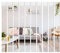 QWORK 10 Piezas Espejo de Pared Cuerpo Entero - 50 x 5 cm - Espejo Acrílico Adhesivos para Decoración del Hogar