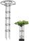 Dirfuny Jardin, Tuteur Plante Grimpante, Jardin Tuteurs Plantes, Treillis Fleur Soutien Arche Jardin en Forme Tour pour Plantes Grimpantes