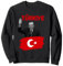 Recep Tayyip Erdogan Türkiye Flagge Türkei Türkische Politik Sweatshirt