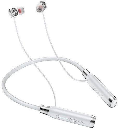 Hoco ES62 - Pretty - Auricolare Bluetooth sportivo da appendere al collo, Bluetooth V5.3, tempo di utilizzo: fino a 1200 ore, tempo di standby: fino a 1200 ore, compatibile con iPhone, Samsung