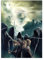 Displate Offiziell Herr der Ringe MetallPoster Magnetische Befestigung Inklusive Lizenziert Bilder Hochwertiges Poster Lord of the Rings Characters - Hobbits at the Weathertop Poster 45 cm x 32 cm