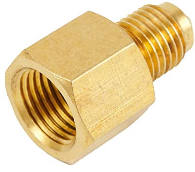 Stickstoffregler-Adapter, Messing-Unterstützung, 1/4 Zoll SAE auf G1/4 Zoll IG Regleradapter, Armaturen, Anschlussrohr-Zubehör, Teile - 1 PC