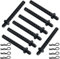 8-Pack 68mm RC-Auto Karosseriepfosten Kunststoff-Halterungen Kompatibel mit 1/10 4WD Fernsteuerung Auto Off-Road Buggy Truck