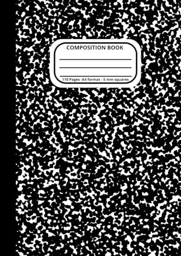 Squared notebook, American college style: 110 pages, A4 format
