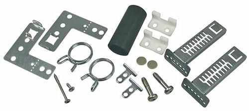 LUTH Premium Profi Parts Kit de montage de porte compatible avec Bosch 00165737 pour porte de meuble décorative façade en bois sur lave-vaisselle
