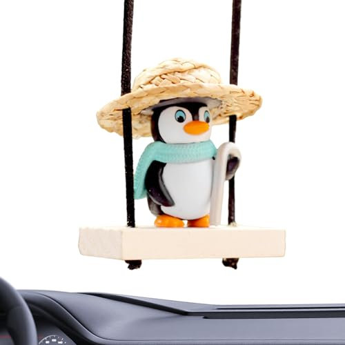 Lambo Autoanhänger,Pinguin-Schaukel-Anhänger - Auto-Rückspiegel-Anhänger, Auto-Innenraum-Styling-Zubehör, ästhetische Hängedekoration für Fahrzeuge