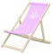 Outentin Kinder Liegestuhl für Garten - Premium Liegestuhl Kinder Holz für Balkon und Strand - Sonnenliege für Kinder - Modernes Design - Liegestuhl Kinder Outdoor - Motiv Kleine Prinzessin