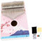 ifundom 1satz Kalimba Daumenklavier Töne Ergonomisches Design Aus Weißer Kiefer Für Anfänger Tragbar Und Langlebig Für Musikliebhaber Talentschulung Mit Lernbuch Für Einfache