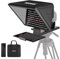 NEEWER BASICS X16B Aluminiumlegierung Hebbarer Teleprompter 16 für iPad Tablet Telefon DSLR Kamera, Fernbedienung & App Steuerung, Kompatibel mit iOS Android, Pro für Online Unterricht Live Streaming