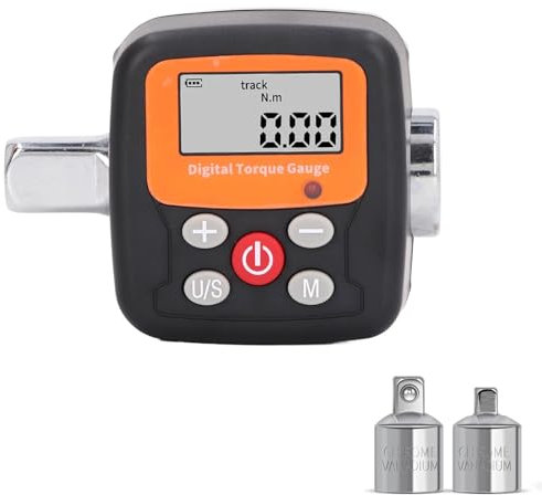 Adattatore per chiave dinamometrica elettronica con retroilluminazione LCD Torques Meter Convertitori Semplice da usare per un fissaggio e riparazioni accurate