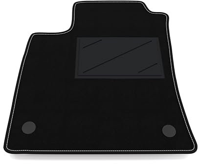 Automatte nur auf der Fahrerseite, 1 Stück, kompatibel mit Renault Clio 5 2019-2024 | 1 maßgeschneiderter Teppich