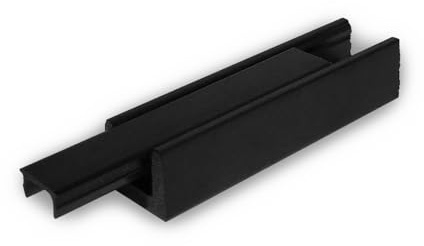 1 MUSTERSTÜCK S-IL12 BLACK NMC WALLSTYL Noel Marquet | MUSTER Eckleiste Wandleiste ca. 10 cm lang
