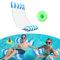 TAIHOBO Hamac Piscine, 1 Pièces Matelas Gonflable Piscine Durable, Matelas Piscine Filet avec 1 Porte-Gobelet Gonflable, Hamac Gonflable Facile À Transporter, pour Adultes et Enfants (Bleu)
