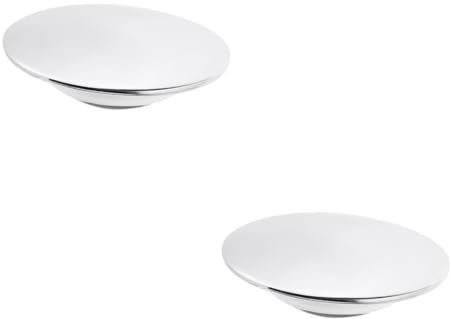 Gadpiparty Pcs Bathtub Drain Cover for Replacement Pop-up Drainage Emitter Bathtub Overflow Face Plate Silver