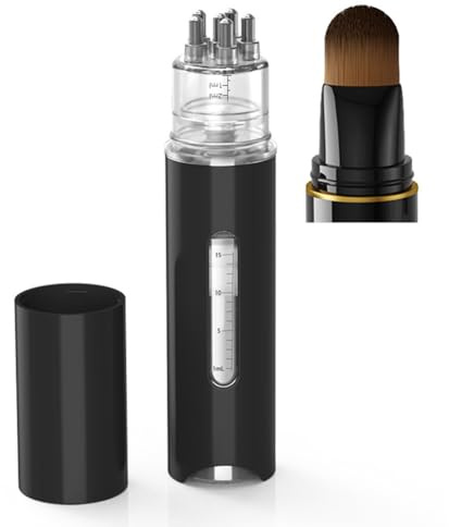 Vocdikficy Kopfhaut-Applikator, Flüssigkeitskamm, Mini-Massagekamm, Ätherisches Öl, Flüssigkeitsführungsmassagegerät, Anti-Haarausfall-Kopfhautpflege-Tools A