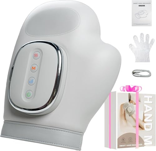 2026 NEW Smart Hand Massager with Heat and Compression – 3 Modes, 5 Intensities, Wireless Air Pressure for Arthritis & Hand Pain Relief – Portable for Home, Office, Travel – Ideal Wellness Gift