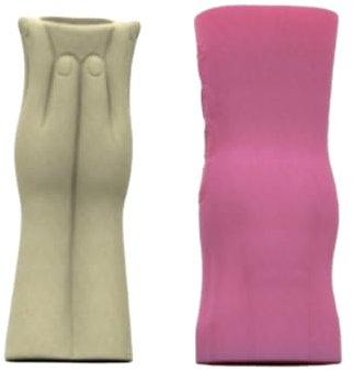 Uqezagpa Silikonform für Beton, Vase, Pflanzgefäß, Hände, Blumentopf, geeignet zum Basteln