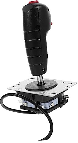 ERINGOGO Flight Stick Joystick Handle Game Controller Accessory for Flight Simulation Easy Installation Compatible with Various