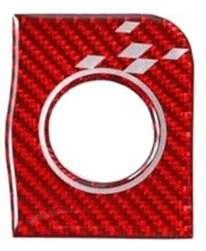 Kompatibel Mit Für A6 A6L A7 2012–2018 Mittelkonsole, Zigarettenanzünder-Panel, Zieraufkleber, Auto-Innenraum-Tuning-Zubehör Auto Tasten Aufkleber