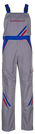 Planam Highline Herren Latzhose Zink Kornblau rot Modell 2333 Größe 48