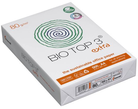 mondi Kopierpapier Bio Top 3 A4 80 g/qm 500 Blatt