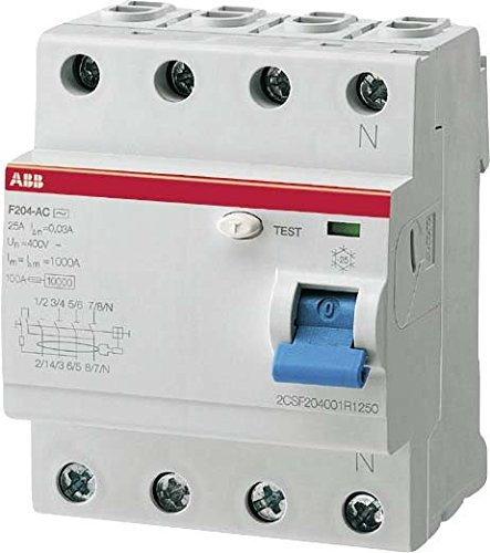 FI-Schalter 4P, Typ F, 40A, 30mA ABB F204 F-40/0,03