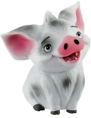 Bullyland 13187 - Spielfigur Hausschwein Pua aus Walt Disney Vaiana, ca. 4,6 cm, detailgetreu, ideal als kleines Geschenk für Kinder ab 3 Jahren