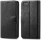 iPhone SE 2nd 2020/ SE 3rd 2022 Case - Premium Wallet Case Leather Flip Cover For Apple iPhone 7 8 4.7[Card Holder] [Magnetic Closure] ( Black )