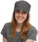 The Hat Depot Cadet Military Army Baseball Cap Tie Dye & Washed Cotton Basic & Distressed Cadet Brushed Cotton Cap, 1. Basic - Anthrazit, Einheitsgröße
