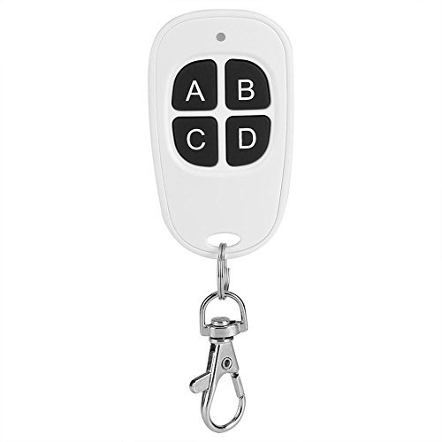 433 MHz EV1527 1~4 canaux RF émetteur de télécommande sans Fil ouvre-Porte de Garage à Distance pour Un contrôle Facile(4 Buttons)