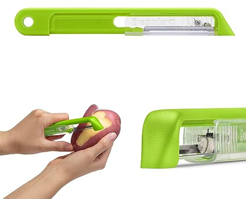 Dreamfarm Sharple Self-Sharpening Vegetable & Food Vertical Speed-Peeler - Green