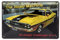 Plaque en tôle rétro de 30 x 20 cm - Convient pour les fans de Dodge, atelier de décoration, garage, voiture - Tôle d'acier gaufrée