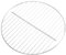 The Fellie Round BBQ Grill Grate, 304 Stainless Steel Replacement Cooking Mesh, Heavy Duty Cooking Grates, Outdoor Barbecue Grill Net for Works on Smoker, Pellet, Gas and Charcoal Grill(44.5cm)