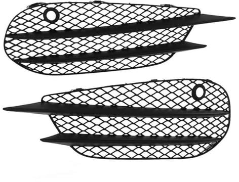 TUBIC Nebelscheinwerfer Gitter für Mercedes Benz C Class W205 C205 S205 AMG Line 2015-2018 Front Stoßstange Grill Kühlergrill Stoßfänger Grillgitter Blende Lampen Abdeckung Zubehör,A-left