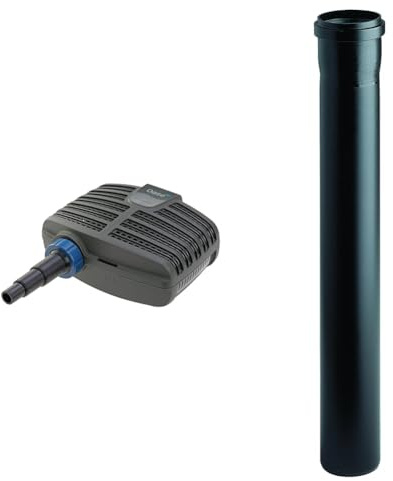 OASE 20249 Filterpumpe AquaMax Eco Classic 3500E & 55043 Ablaufrohr schwarz DN75/480 mm | Filterzubehör | Rohr | Ablaufverlängerung | Zubehör | Kunststoff