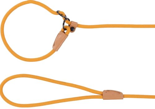 Flamingo Zug-STOPP-Leine WELPE Malibu Ocker 170CM 6MM