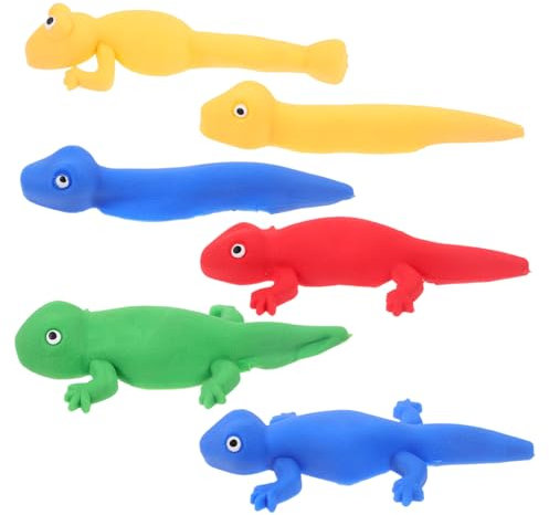 UPKOCH 12stücke Elastische Spielzeuge Lustige Druckspielzeuge Für Junge Mädchen Für Partys Und Stressabbau Mit Tieren Und Finger-launch-funktion