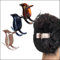 Decap Pack 3 Pinzas Tridente para Cabello, Diseño Ergonómico, Gran Capacidad, Fuerte y Flexible, Fabricado en Francia. (MARINO ROSA CONCHA)