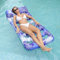 ZHODADA Colchoneta Piscina,Colchón Inflable para Adultos Inflable de Piscina Amplio Colchón Bouee Piscina Hamaca Inflable Hamaca Flotante Piscina (Azul)