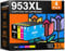 953XL Druckerpatronen Wiederaufbereitete für HP 953 XL Multipack Kompatibel mit HP Officejet Pro 8710 8715 7720 7740 7730 8720 8730 8210 8725 8715 8740 (Schwarz Cyan Magenta Gelb)