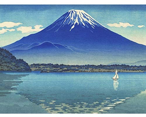 Fine Art Prints Koitsu Lake Shoji Mount Fuji Japanische Malerei Großes Wandbild Druck Dickes Papier 45,7 x 61 cm