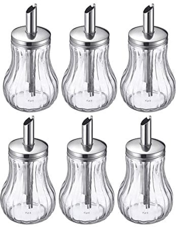 Westmark Zuckerdosierer, 6 Stück, Fassungsvermögen: je 250 ml, Glas/Rostfreier Edelstahl, Berlin, 653422E2