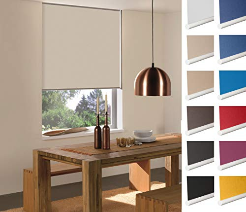 sunlines Thermo Rollo Seitenzug (Made in Germany) Verdunkelung anthrazit, 142 x 180 cm