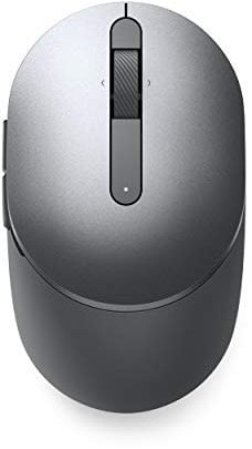 Dell Mobile Pro Kabellose Maus MS5120W - Bluetooth und 2,4GHz, Optischer Sensor, Einstellbare DPI, Mehrgeräte-Kopplung, Lange Batterielaufzeit, Kompaktes Design, Titan-Grau