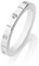 Heartbreaker Kompass Ring mit Zirkonia in Echtsilber rhodiniert/Kollektion Windrose/Zarter Ring aus 925 Sterlingsilber/Ring für Damen und Herren/LD WR 11