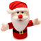 Weihnachts-Handpuppen, Weihnachtsmann Rentier Schneemann Handpuppen Spielzeug, Xmas Santa Plush Doll Soft Toy for Kids with Movable Open Mouth for Storytelling Teaching Presschool Rollenspiel