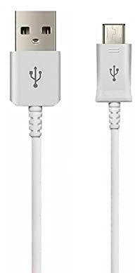 iTechCover USB Cable Charging Cord/Charger Power Lead Wire Compatible with Skullcandy Jib True Wireless TWS Earbuds/White / (1m / 3.3ft)