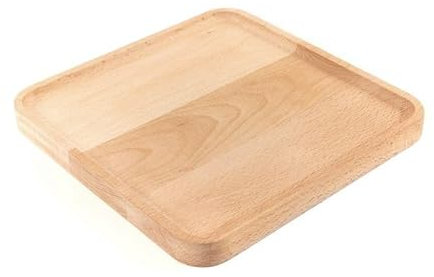 ROCKING GIFTS Bandeja Cuadrada vaciabolsillos de Madera 18 cm