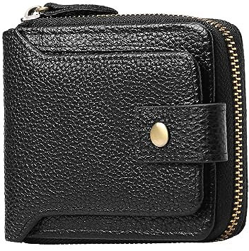 FALAN MULE Portefeuille pour Hommes en Cuir RFID Blocage Porte-Monnaie|Porte-Carte pour Carte d'Identité Carte de Crédit avec Grande Poche à Monnaie